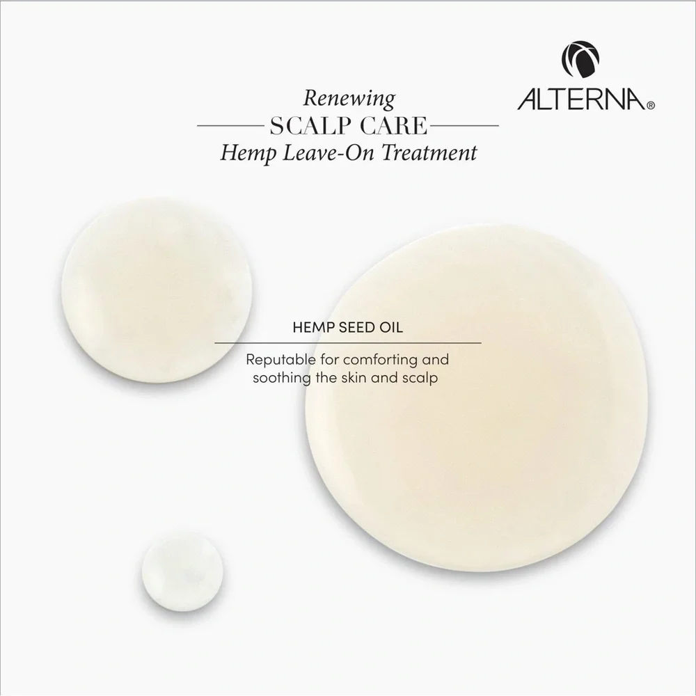 🪮 Alterna Renewing Scalp Care Hemp Leave-On Treatment 2.5 oz / 74 mL) 🎀